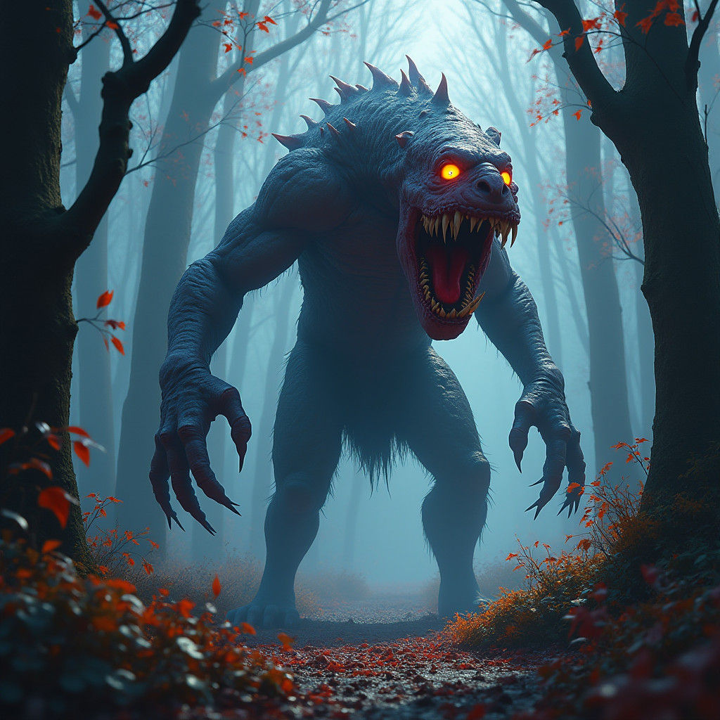 Terrifying Monster Emerges From Ancient Forest