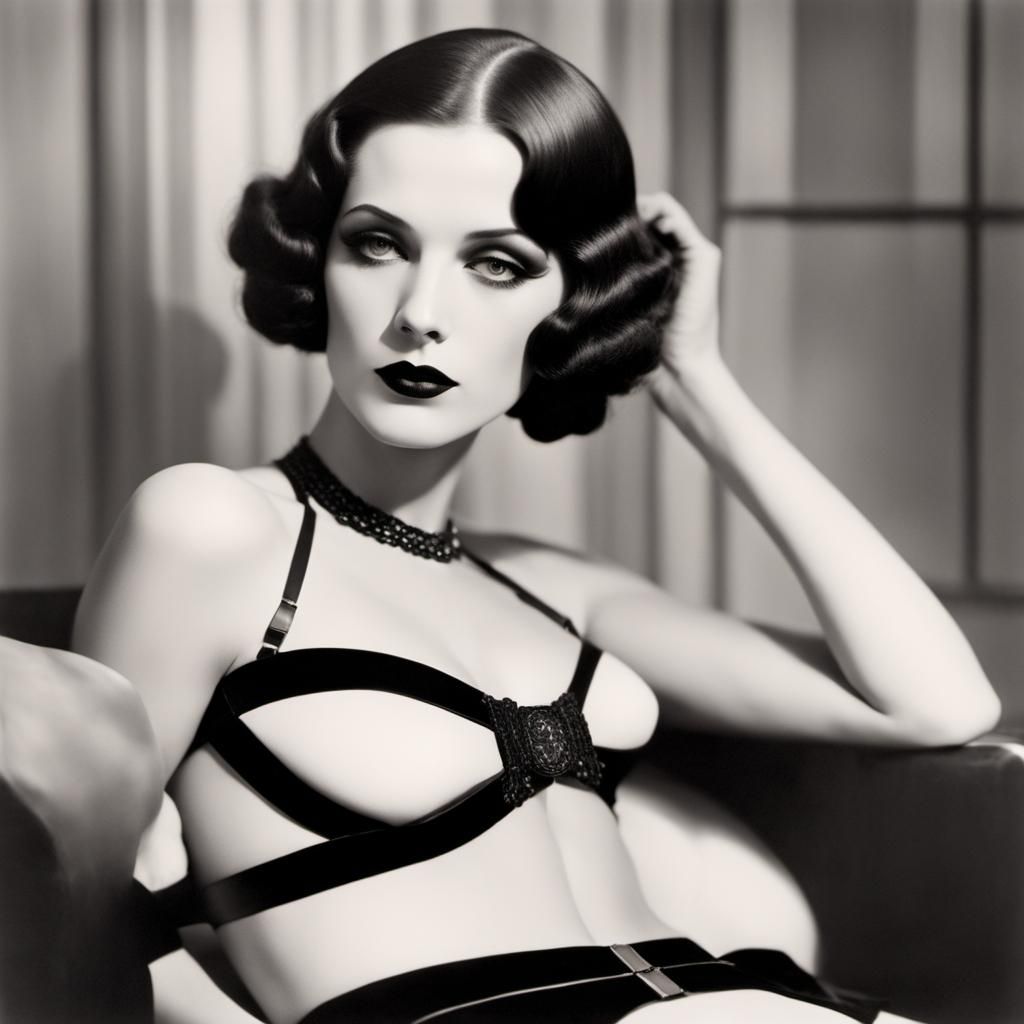 Sensual Women in Art Deco Style