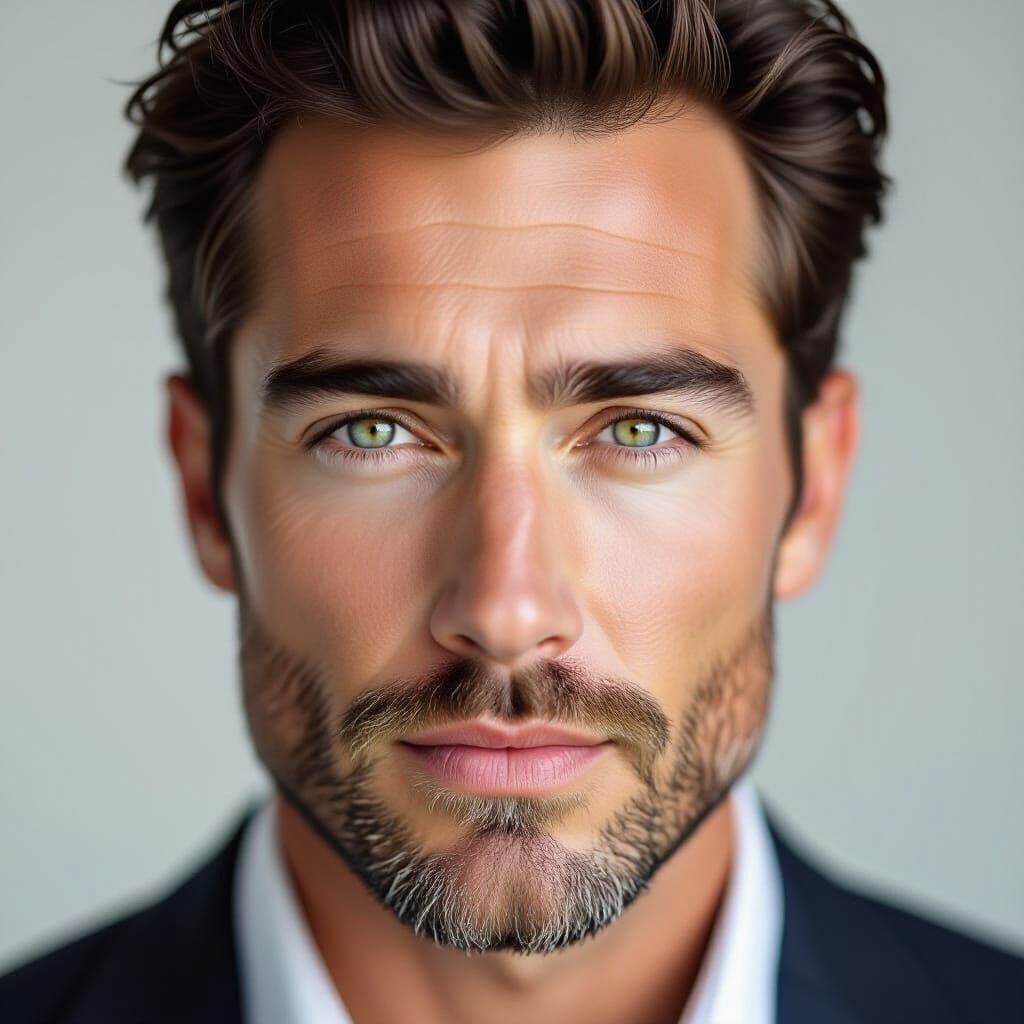 High-Contrast Portrait in Emotional Surrealism Style