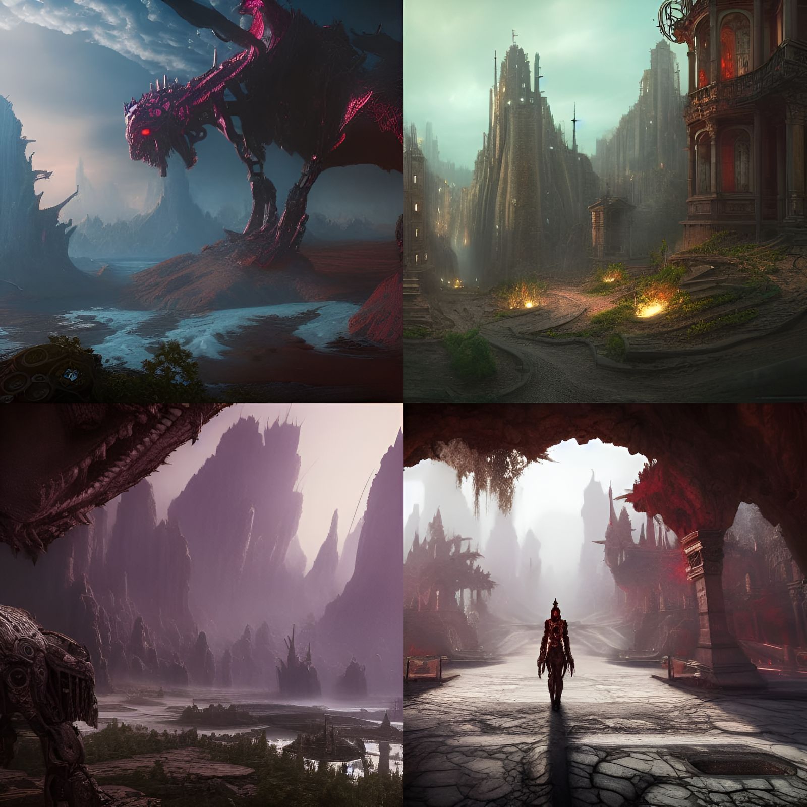 Robots and Demons in Apocalyptic Landscape
