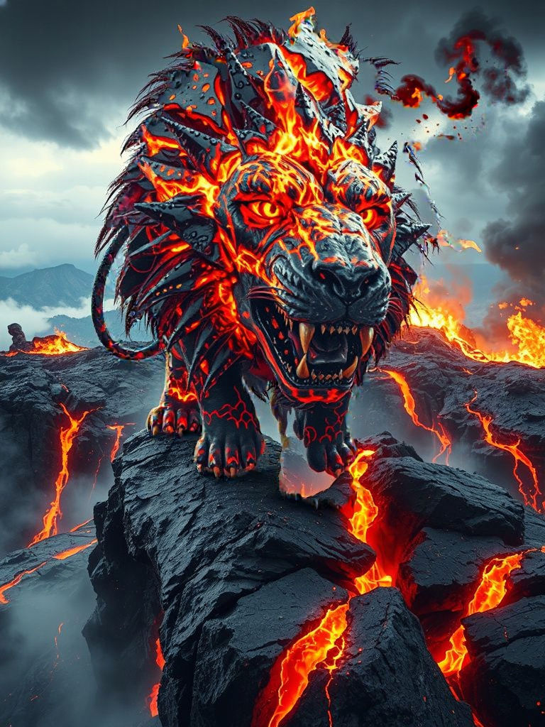 Lava Lion