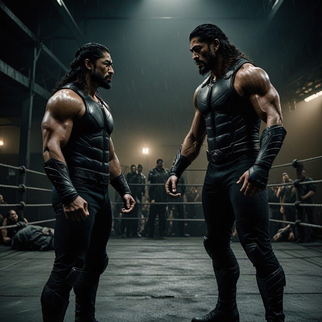 Epic Showdown: Roman Reigns vs Incredible Hulk in Cinematic...