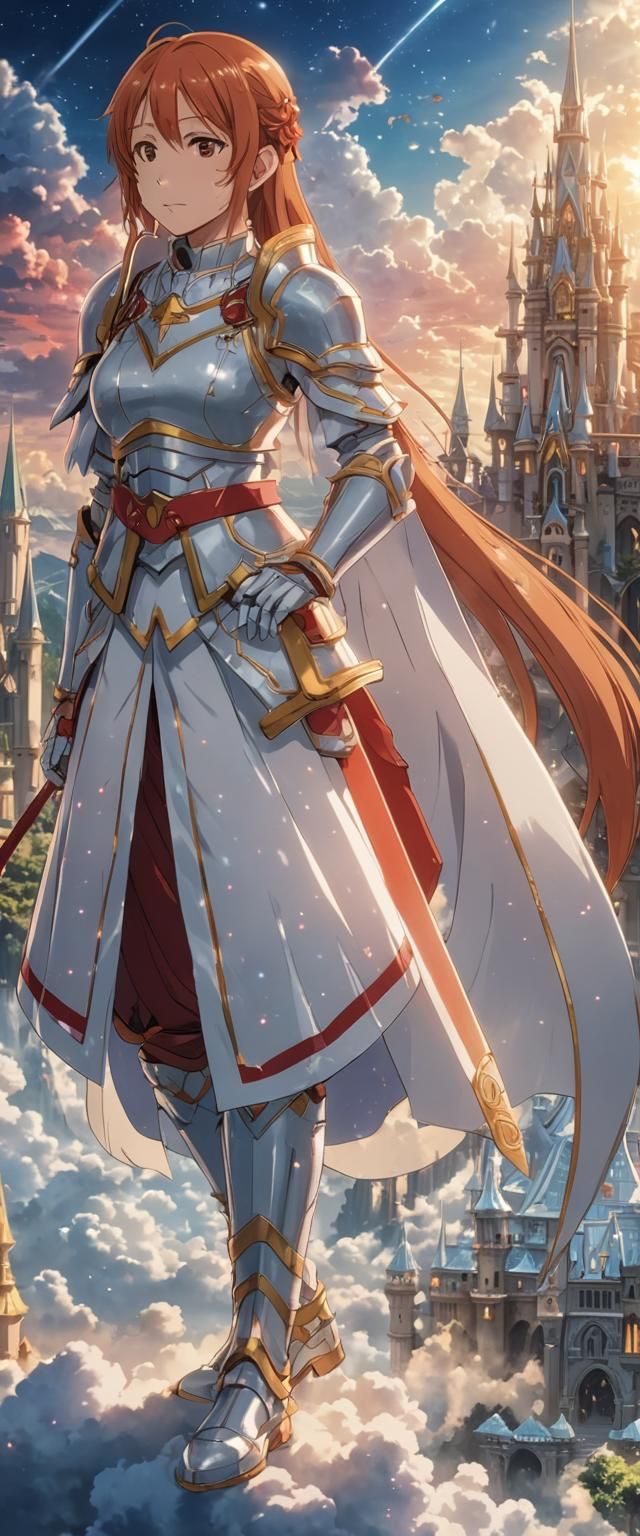 Asuna Yuuki in Fairy Palace: Anime Key Visual