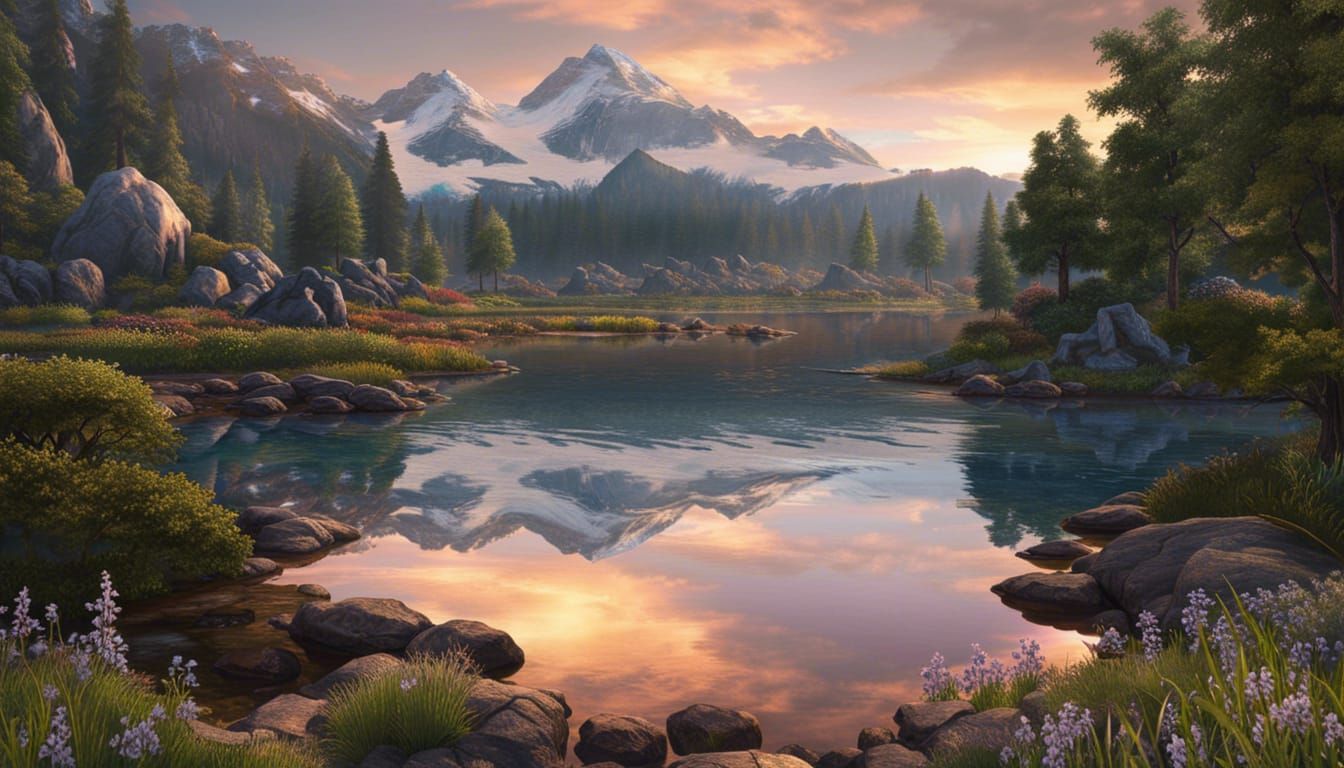 Peaceful World in Ultra Detail