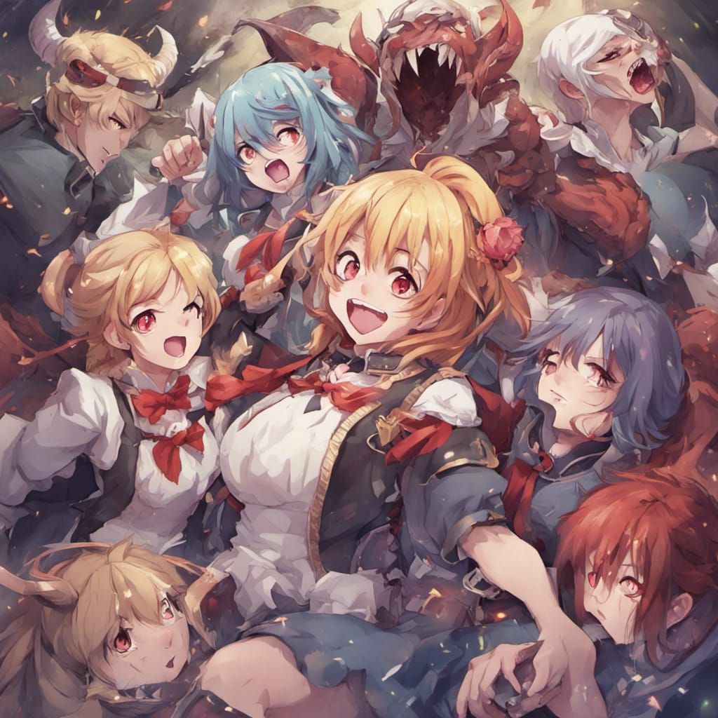 Anime Demon Tells Stories to Adventurers