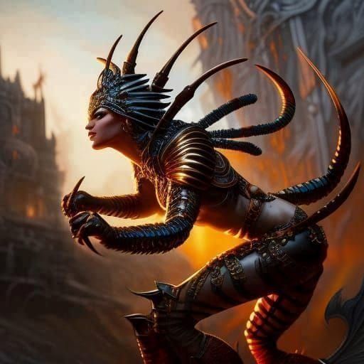 Scorpion Woman Assasin