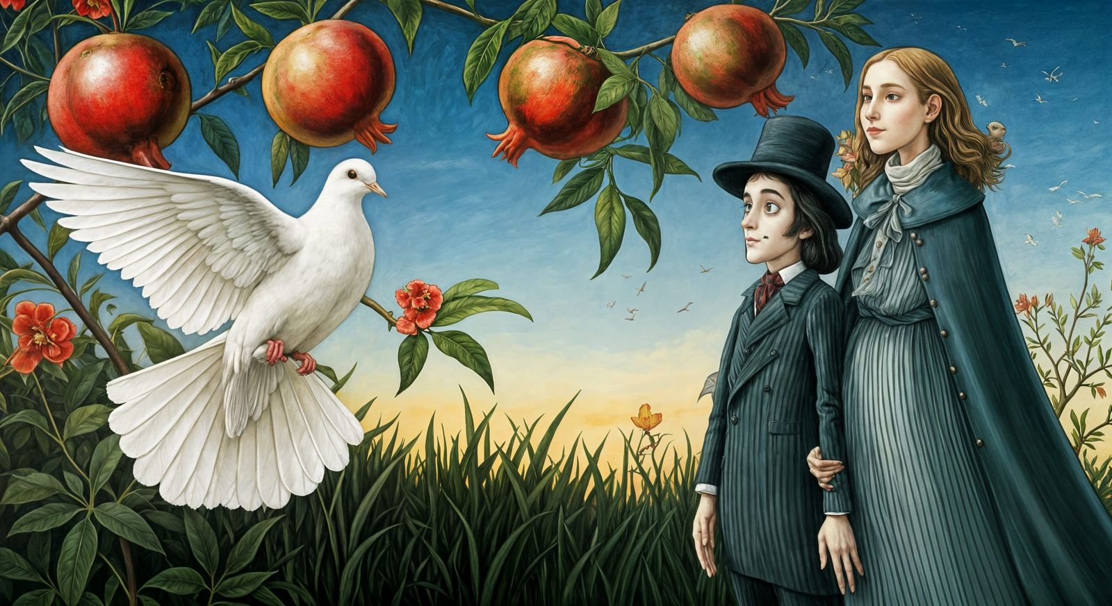 Is this a dove of peace coming?