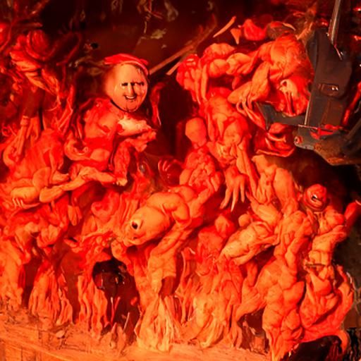Doomed Souls in Hell: Renaissance Painting