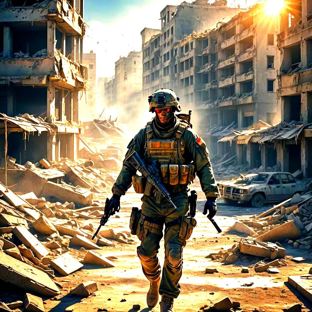 Afghanistan War Scene