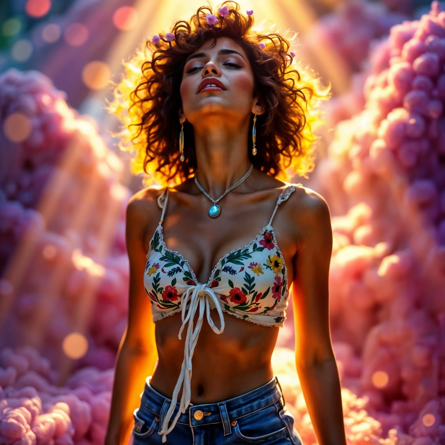 Groovy Hippie Goddess Dancing Free