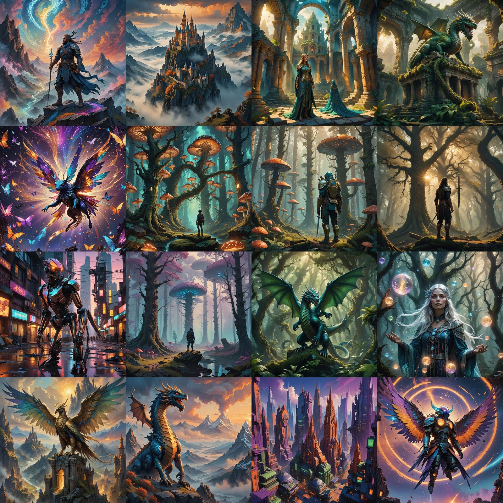 Fantastical Matte Painting in Deep Color