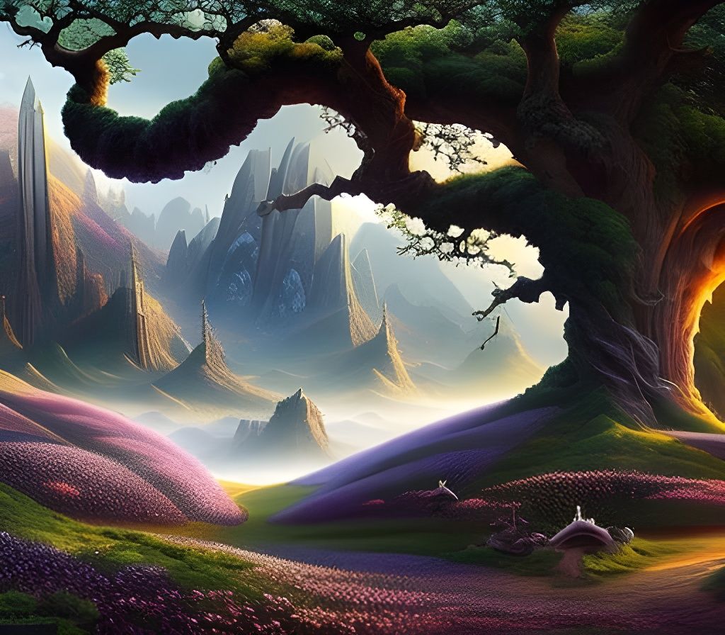 Dream World: Winding Path with Caracal