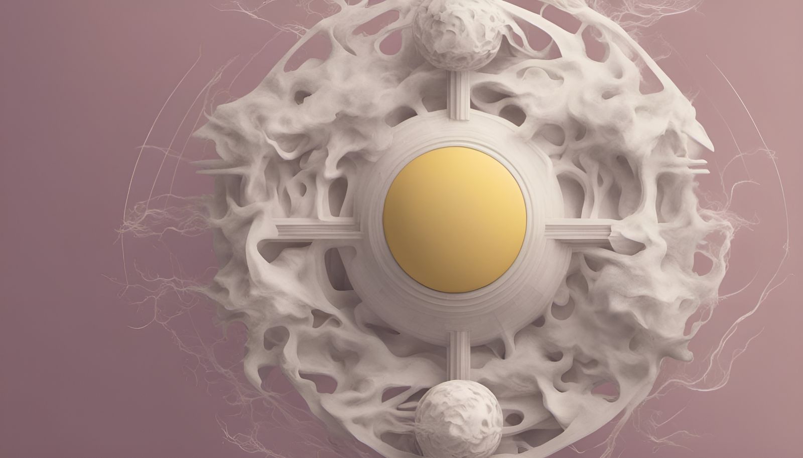 Serene Abstract Chibi in CGI Style