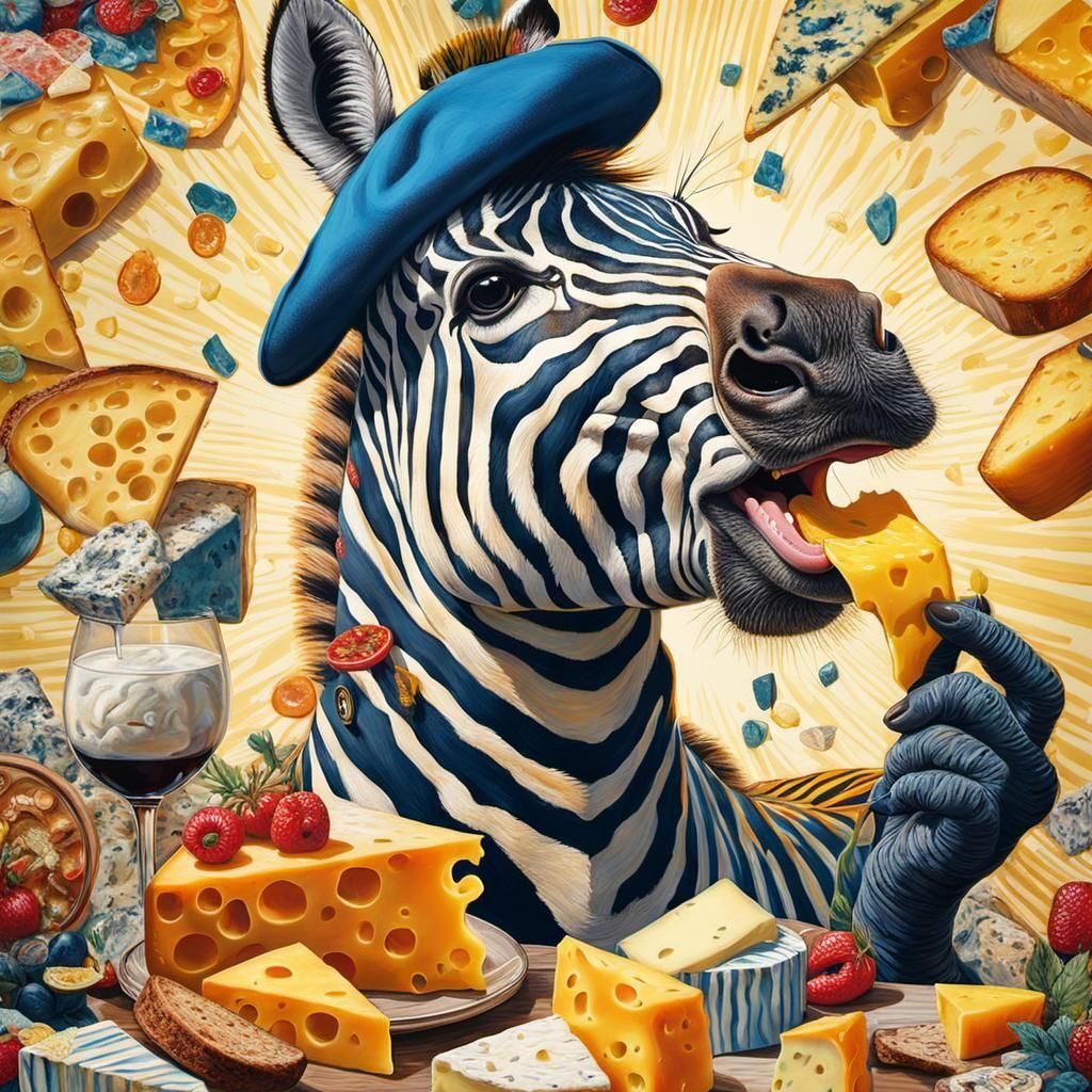 The Cheezebra Can't Get Enough! 🦓🧀