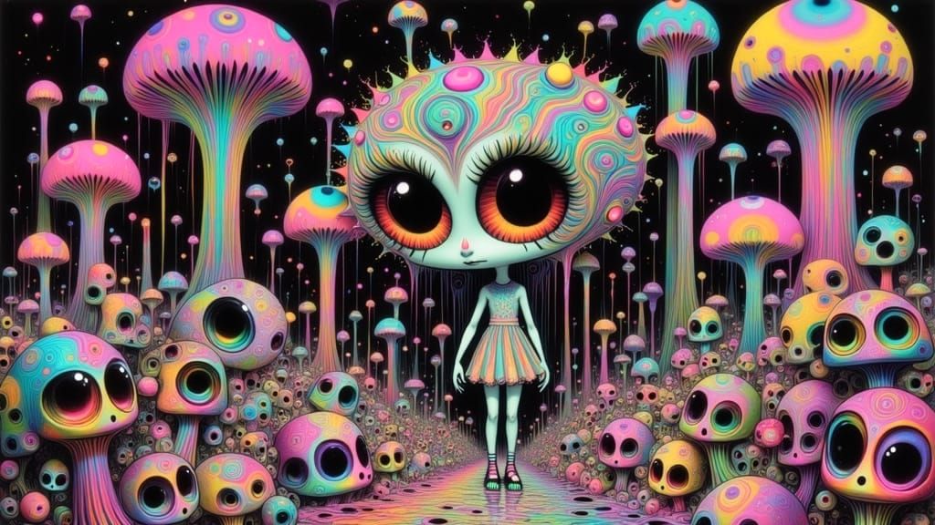 Sweet Cucci Candy Creator in Tim Burton Style