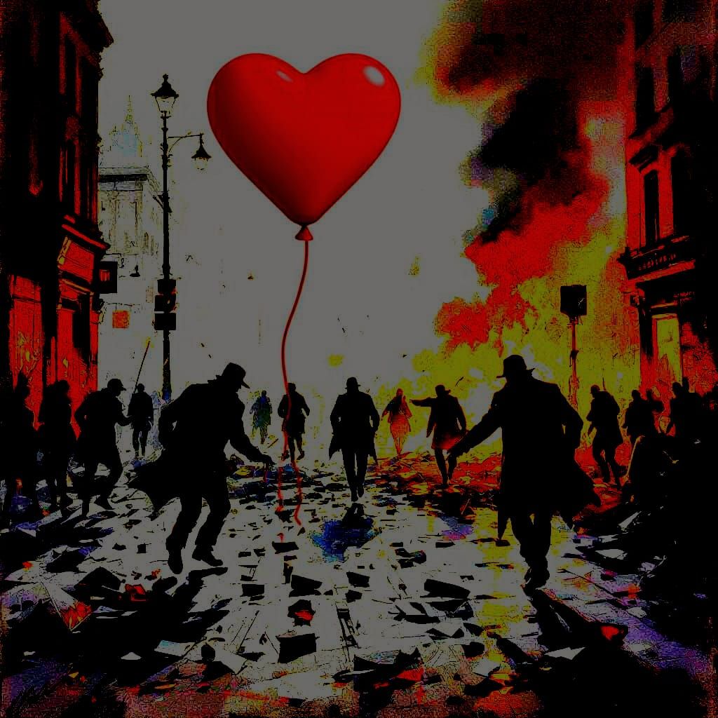 AI Generated Image of Riots