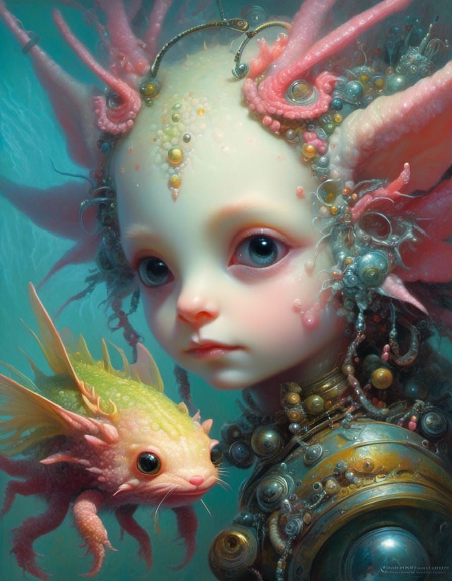 Alien Pet <lora:Whimsical aliens:1.0>