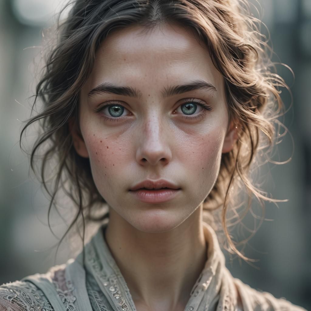 Elegant Person from the Year 20000: Dreamy Portrait