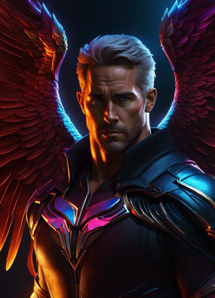 Ryan Reynolds as a superhero