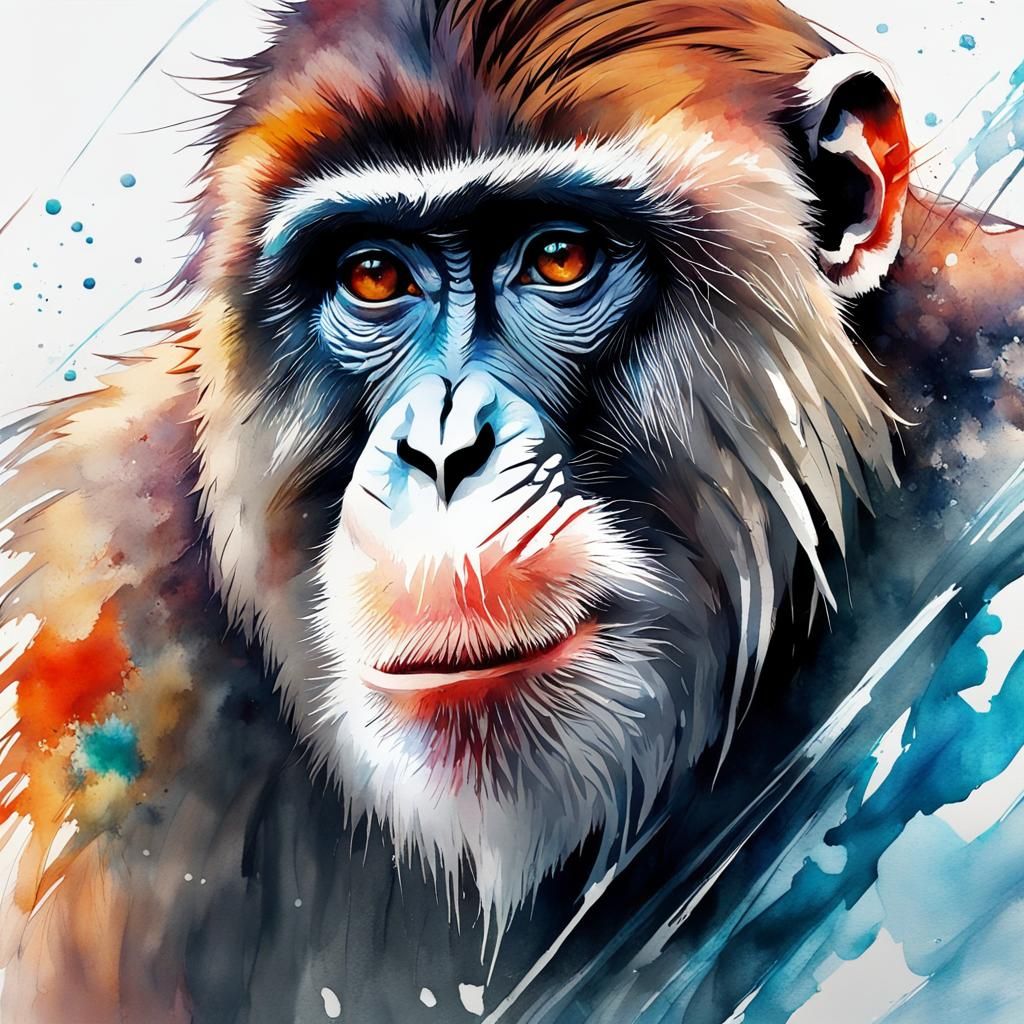 Arctic Monkeys: Hyperrealistic Watercolor Art