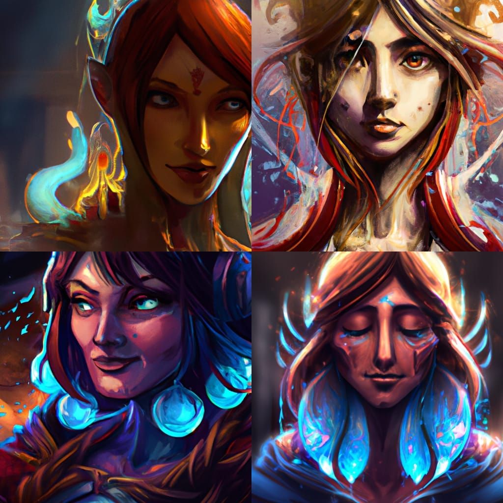 Hyperdetailed Portrait with Blood