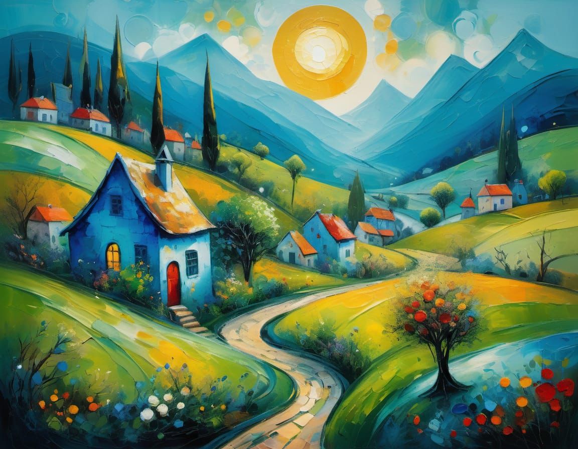 Pastoral setting