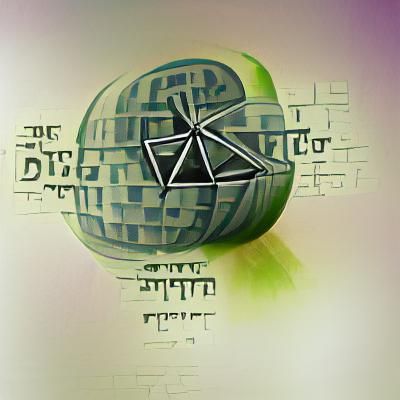 Death Star of David: Digital Illustration