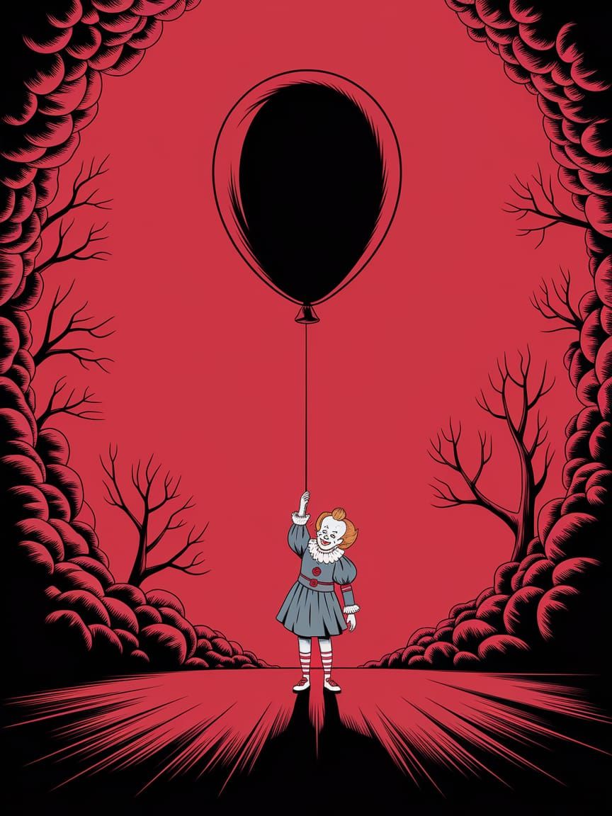 Surreal Balloon Journey From Hell to Child