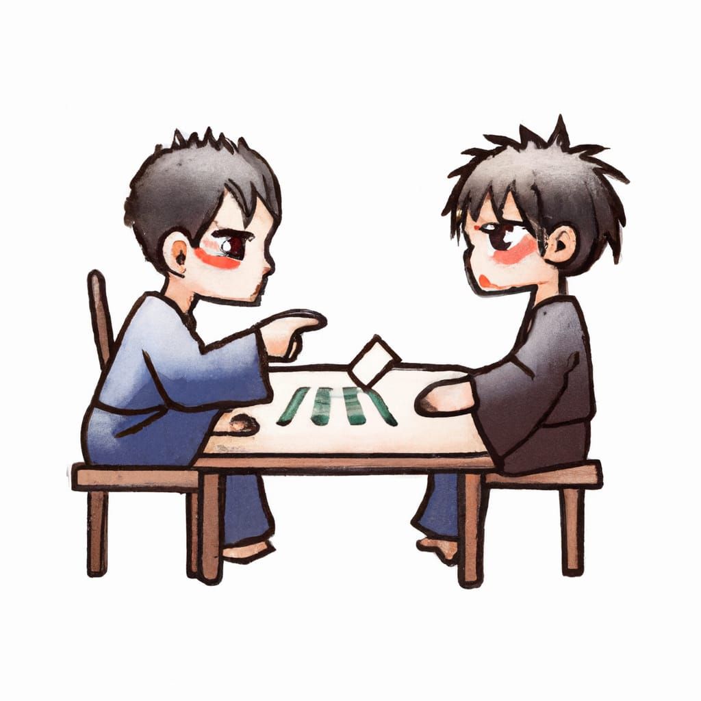 Akaza and Gyutaro Play Uno