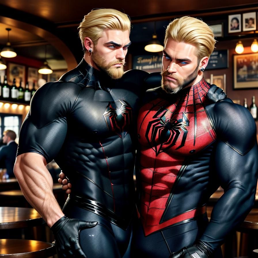 Spider-Man Brothers Celebrate Friendship in Irish Pub