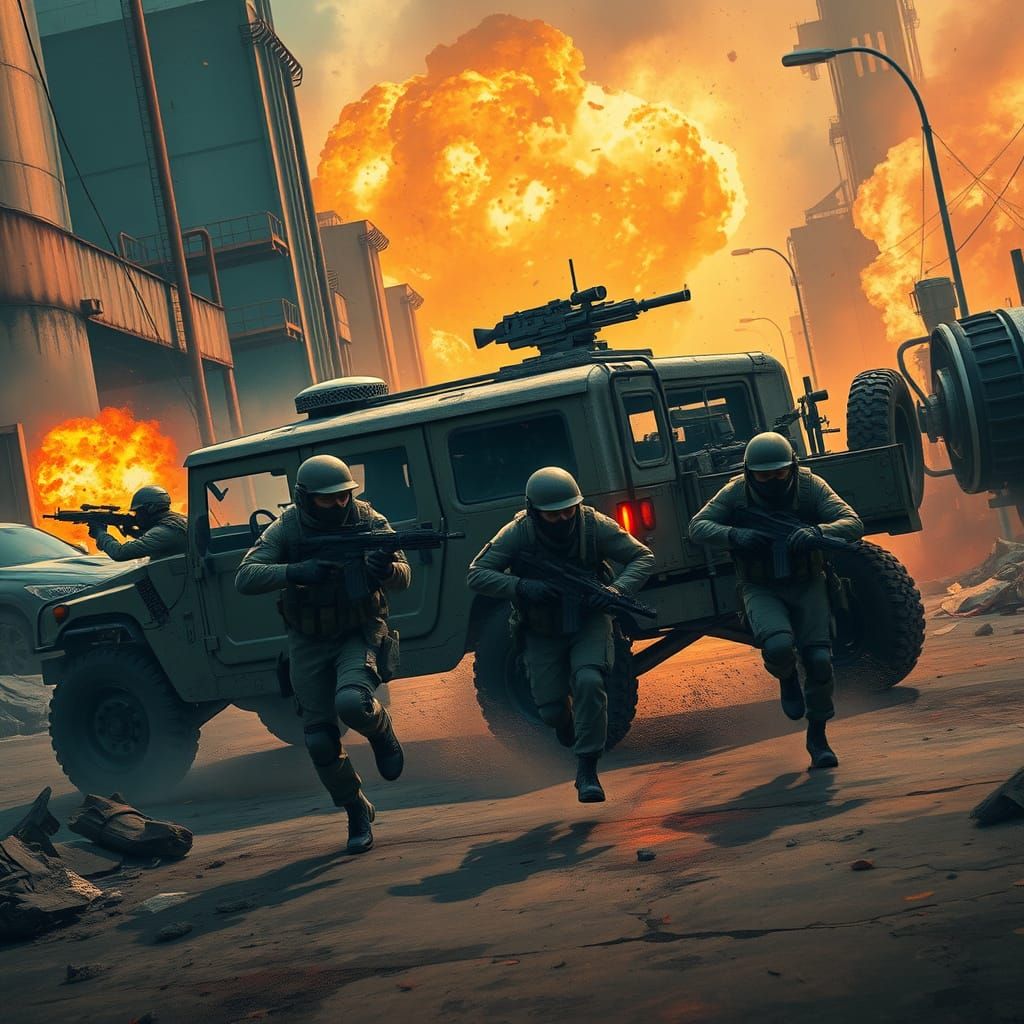 Exfil Under Fire in Hyper-Realistic, Dreamy Splendor