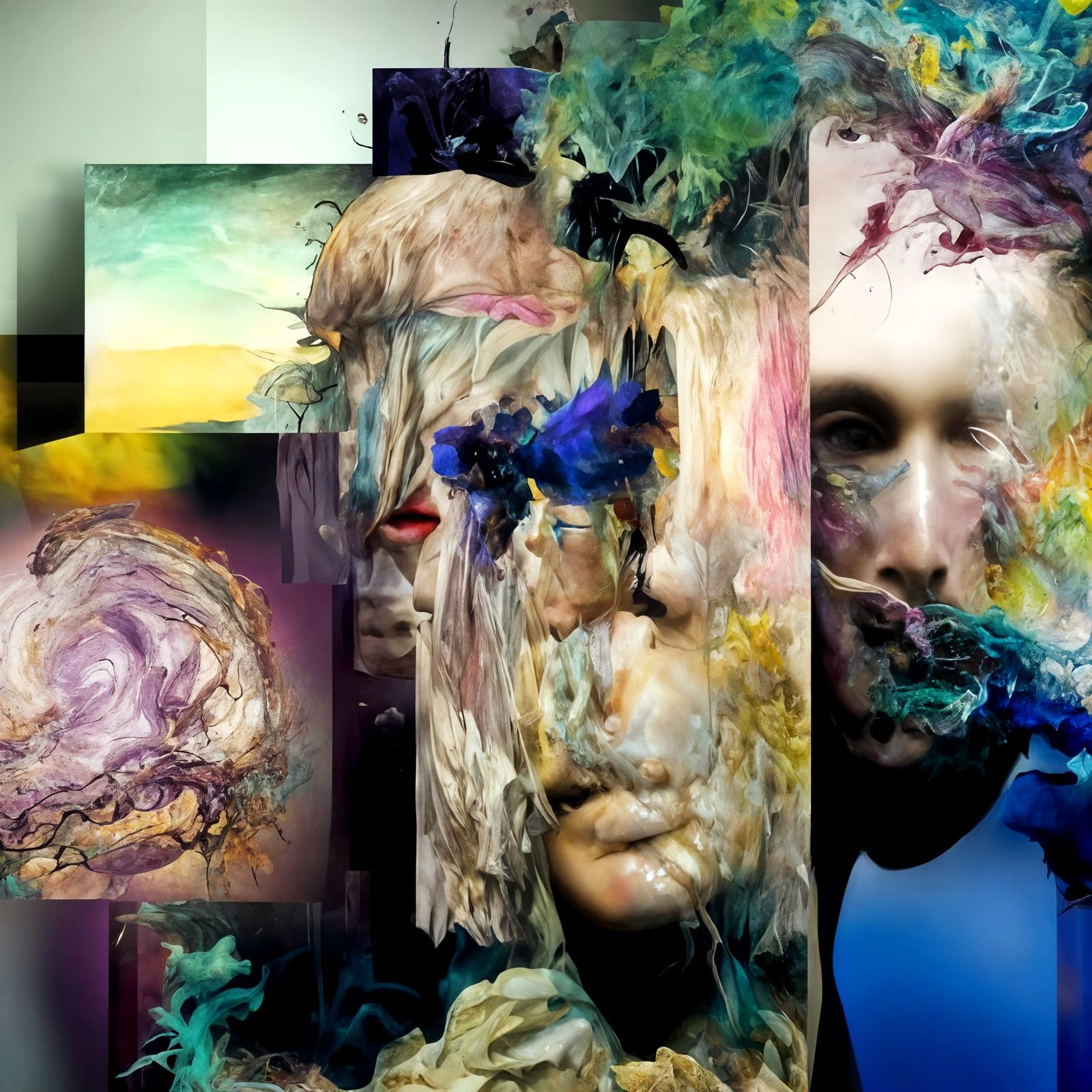 Backscatter Rainbow + Self Portrait