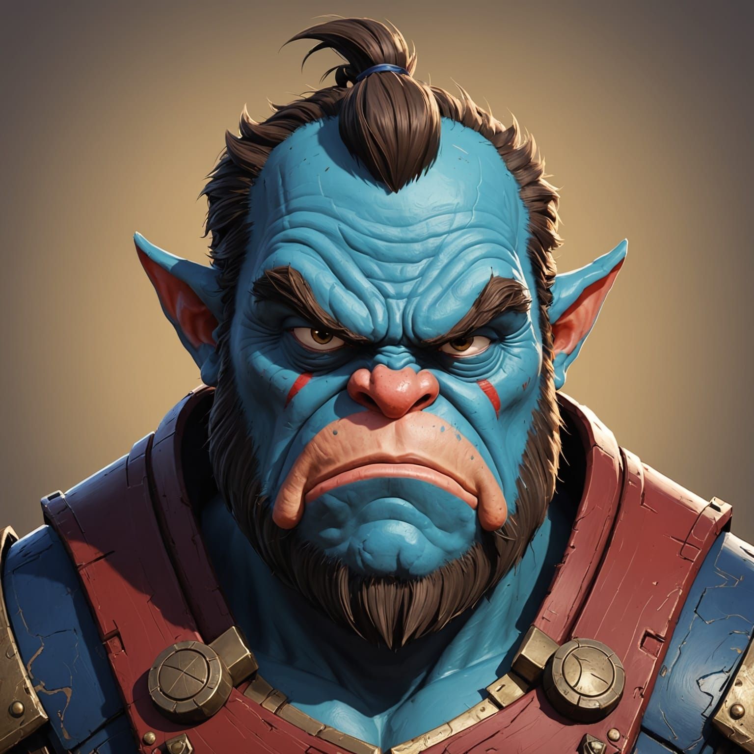 Grumpy Goblin-Like Tyon Character