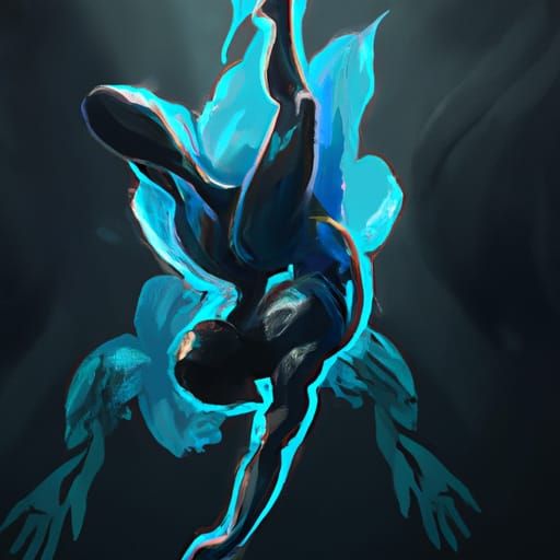 Dramatic Acrobatics in Surreal Digital Matte Painting