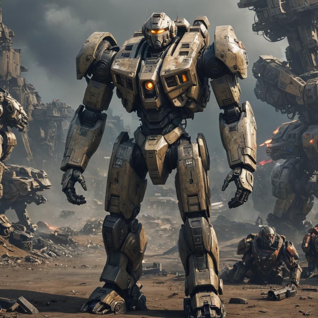 Noble Mech Pilot and Battle-Mech