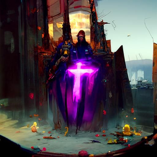 Dark Fantasy Masterpiece in Dynamic Lighting