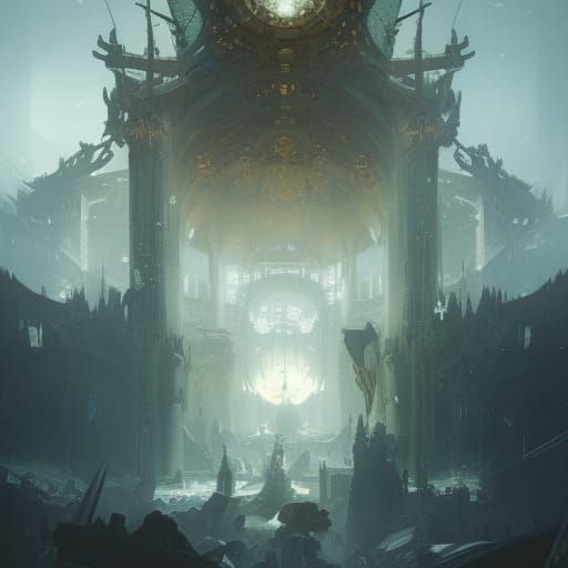 Dark Fantasy Tartarus Concept Art in 8k Resolution