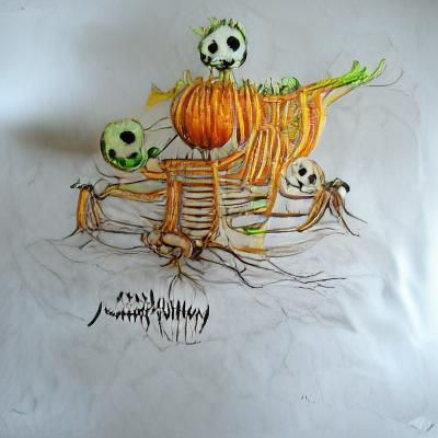 Halloween AI Image Concept