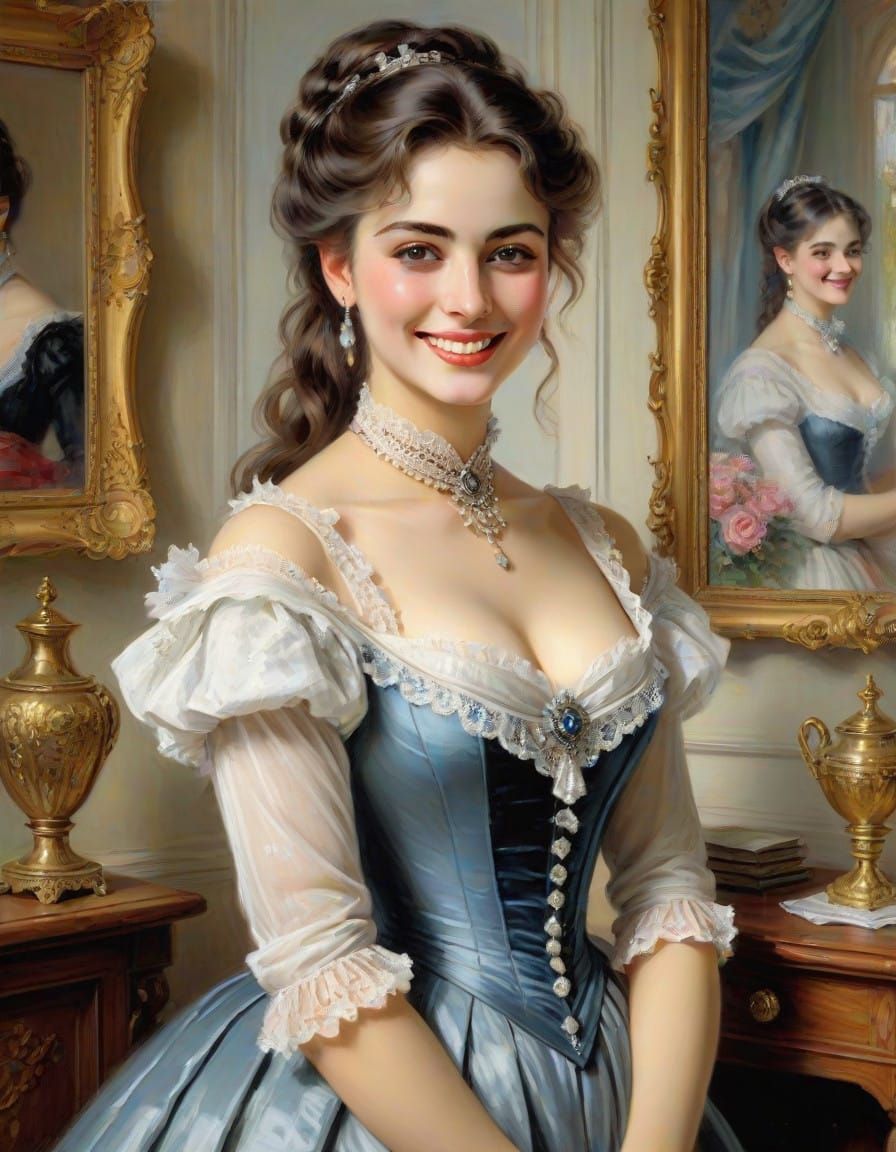 Dazzling Victorian Belle in Grand Estate