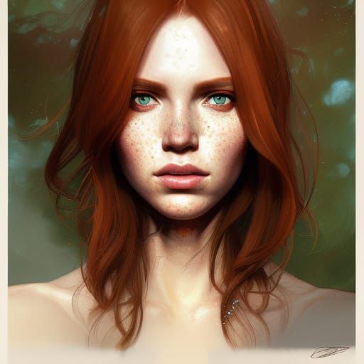 Surreal Fae Goddess in Triadic Hues