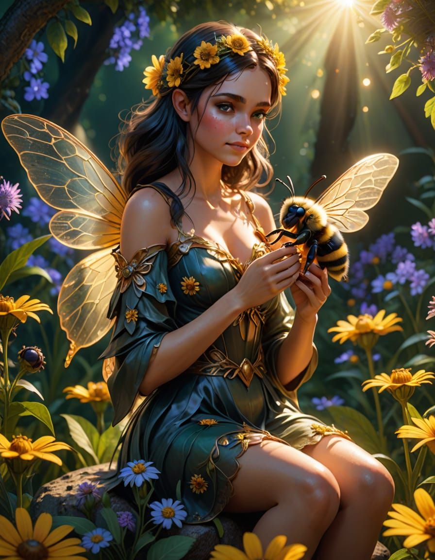 Serene Fairycore Concept Art