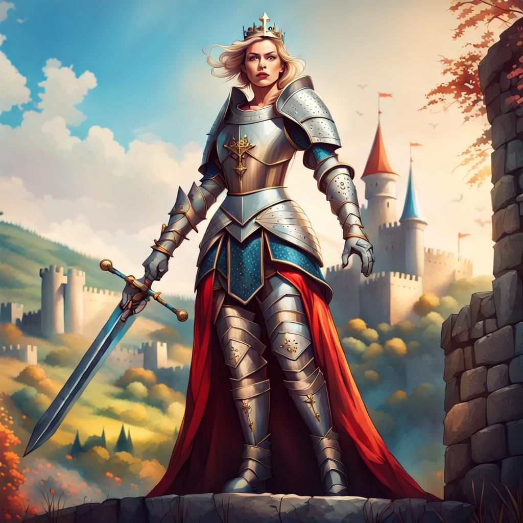 Medieval warrior queen