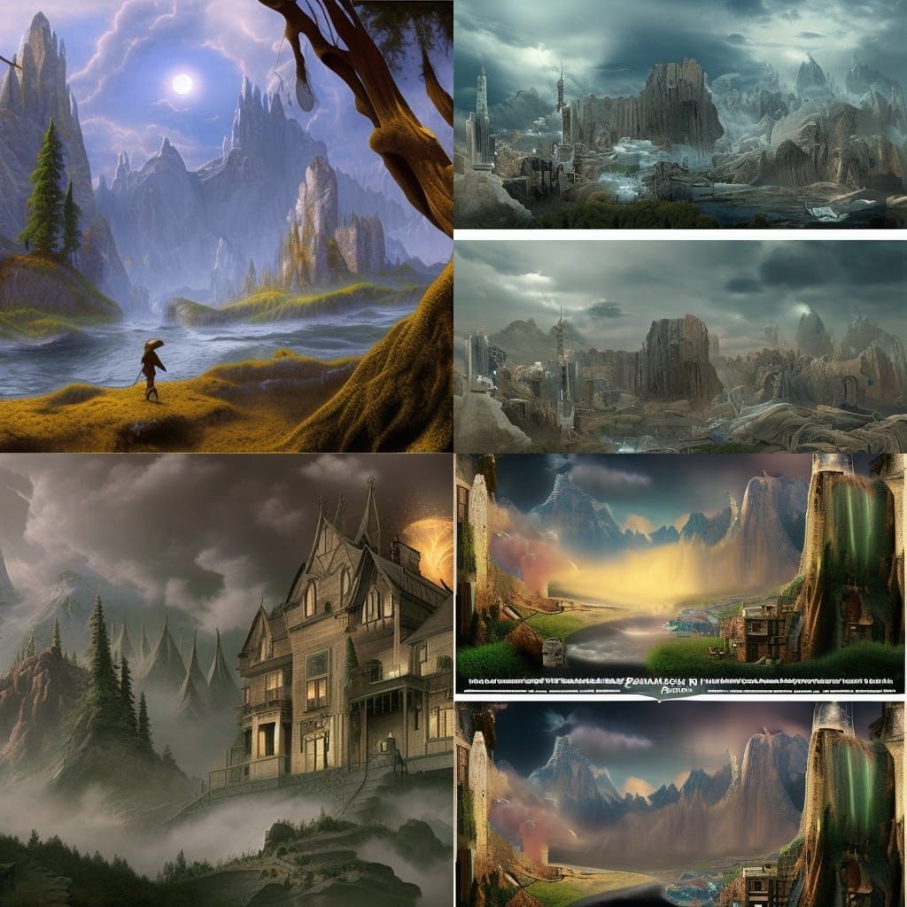 Detailed Matte Painting Inspired by Goosebumps