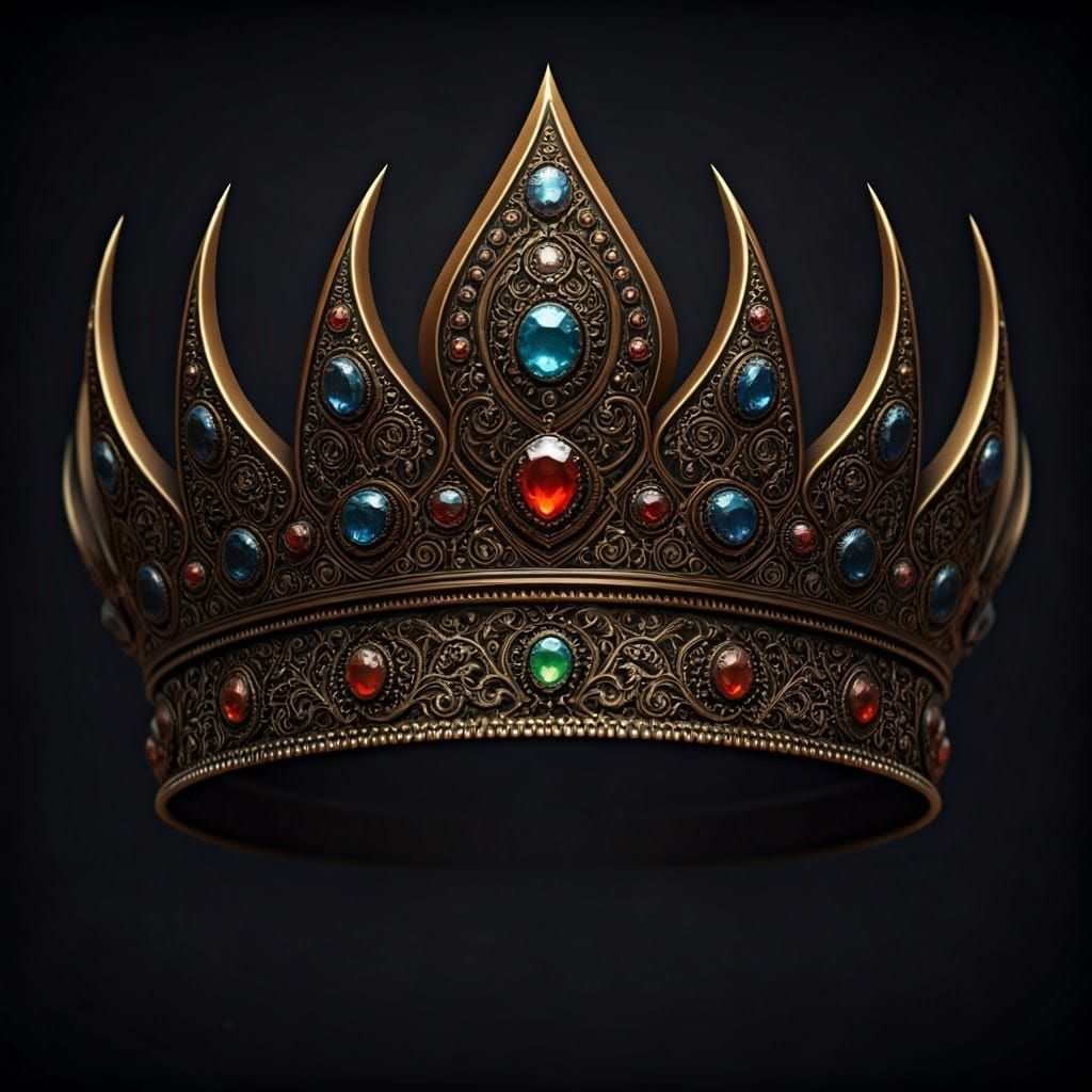 Luxurious Crown in Opulent Style