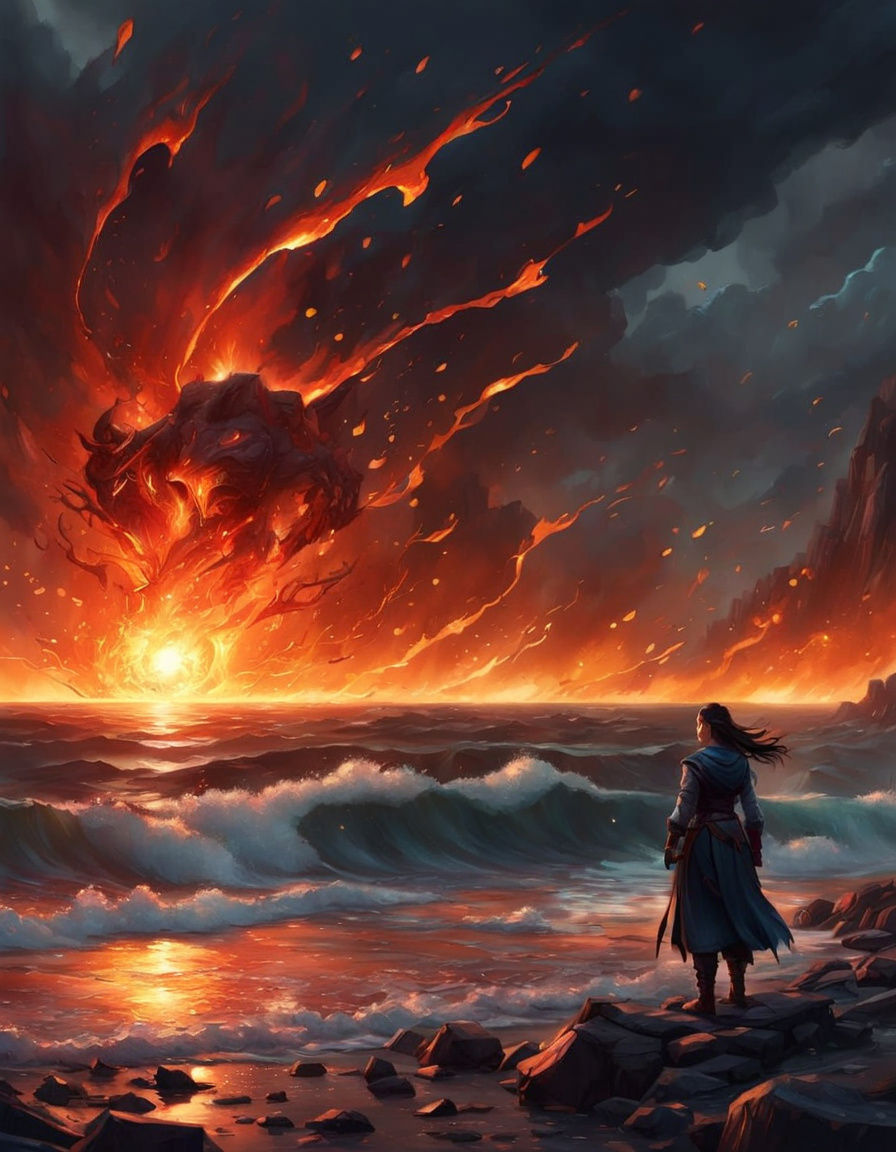 Epic Cinematic Concept Art in Hyperrealistic Digital Style