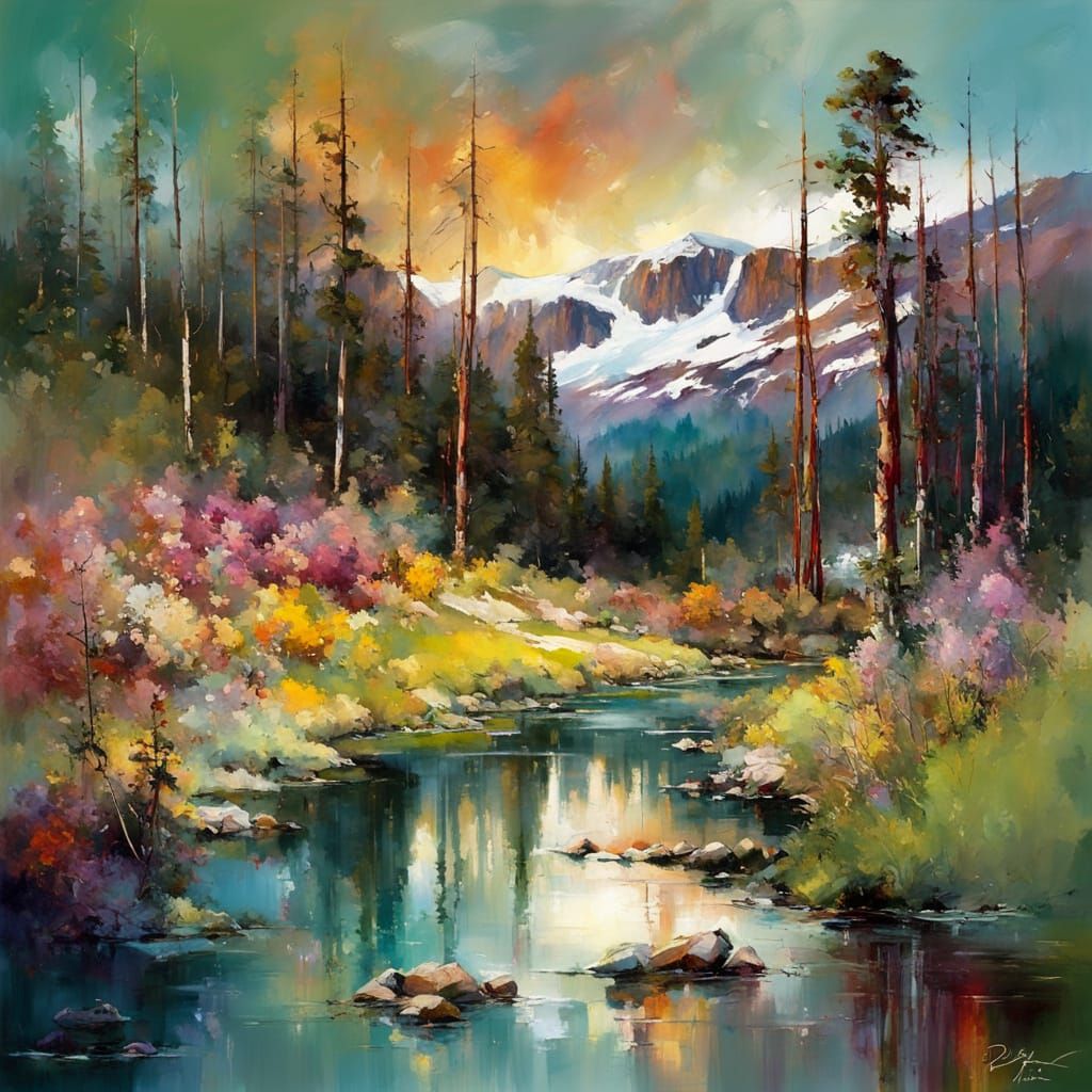 Yellowstone in springtime