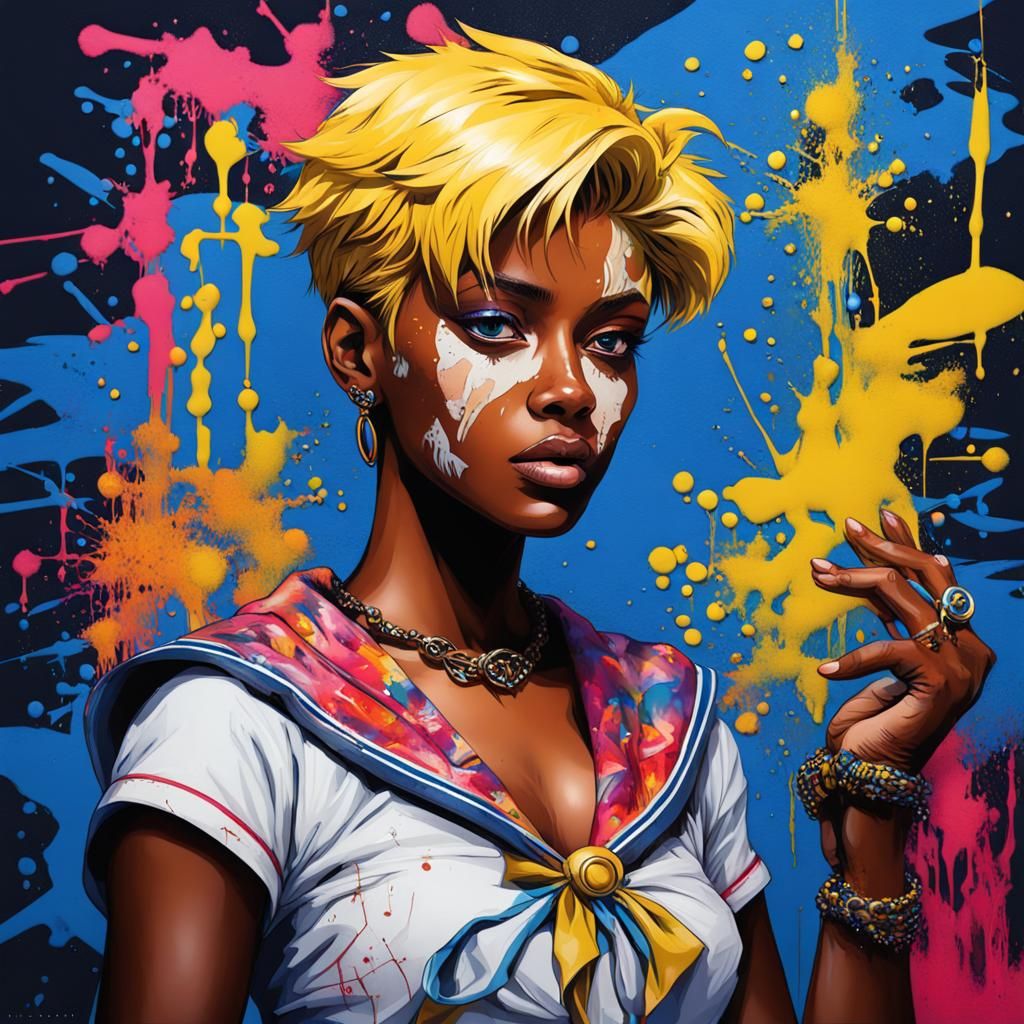 Sailor Uranus As A Haitian Vodou Manbo