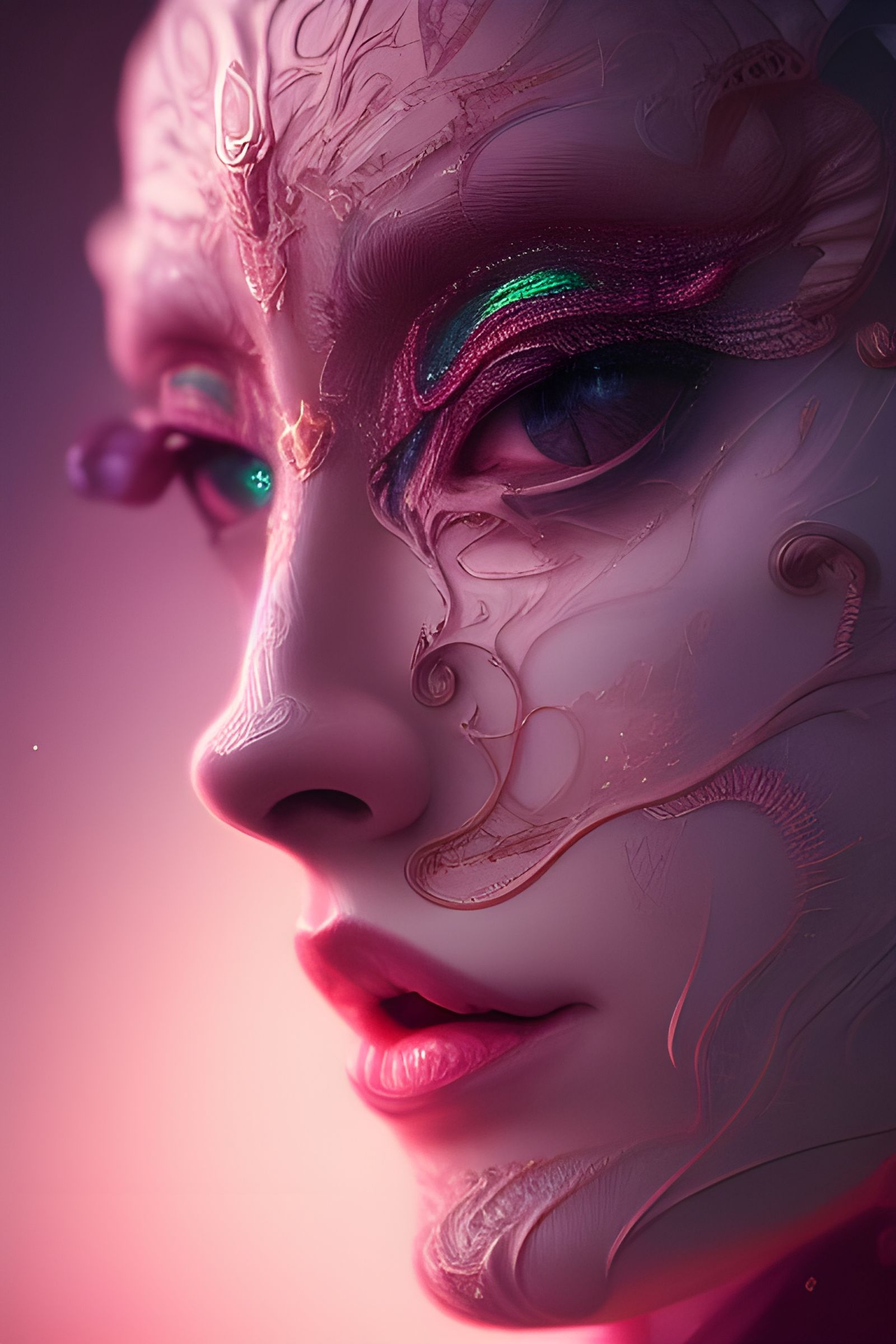 Intricate Portrait of a Queen, Trending on Artstation