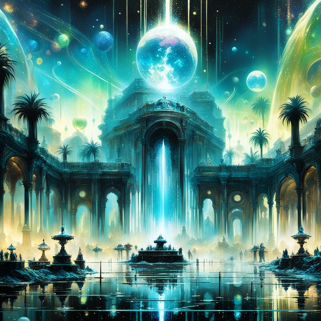 Holographic Cosmic Air Elemental in Oasis