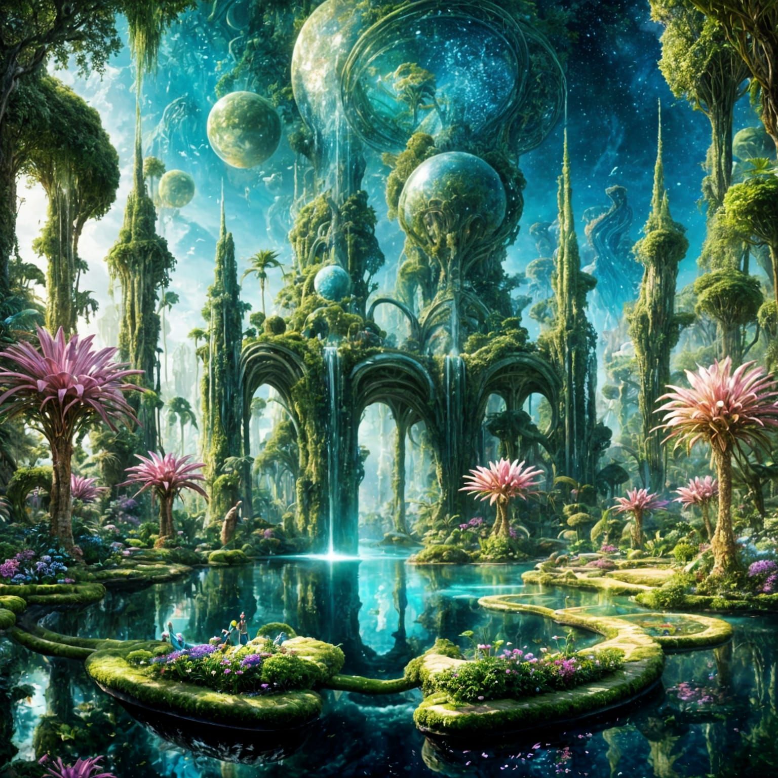 Fantasy Water Garden